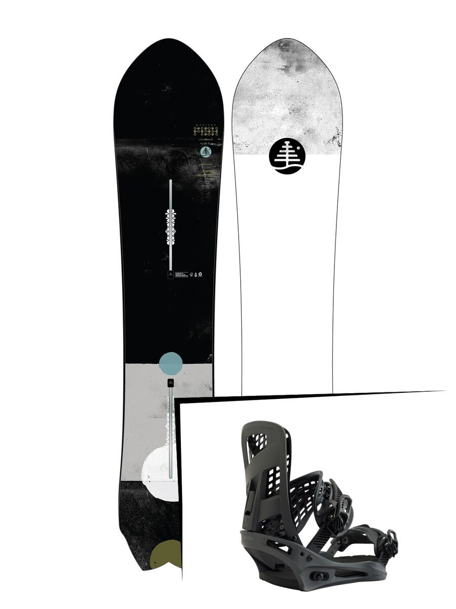 Set: Burton Family Tree Mystery Fish 2019 + Burton Genesis X black matte - Bild 1