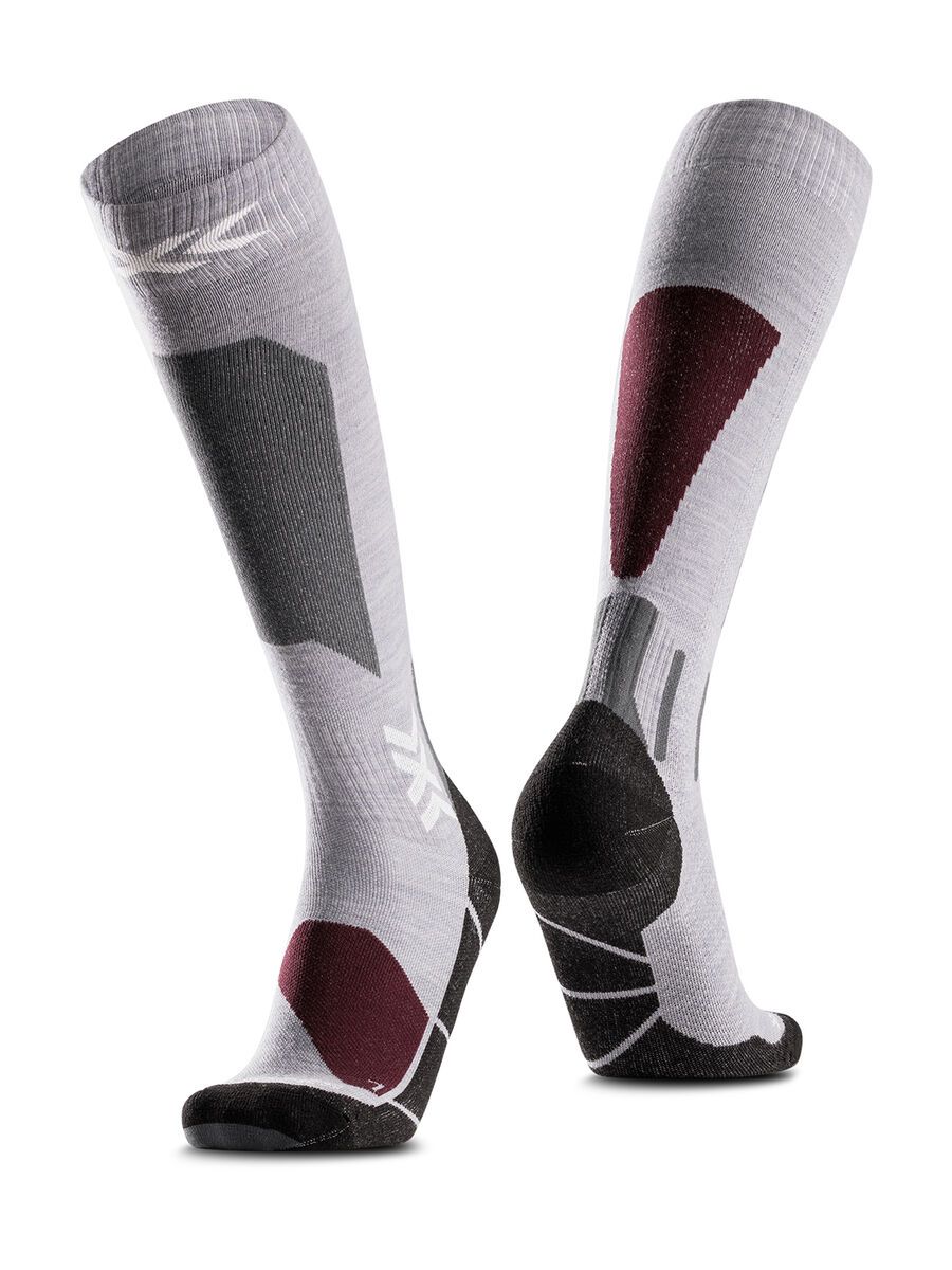 X-Bionic X-Socks Ski Discover Merino OTC, silver grey - Bild 1