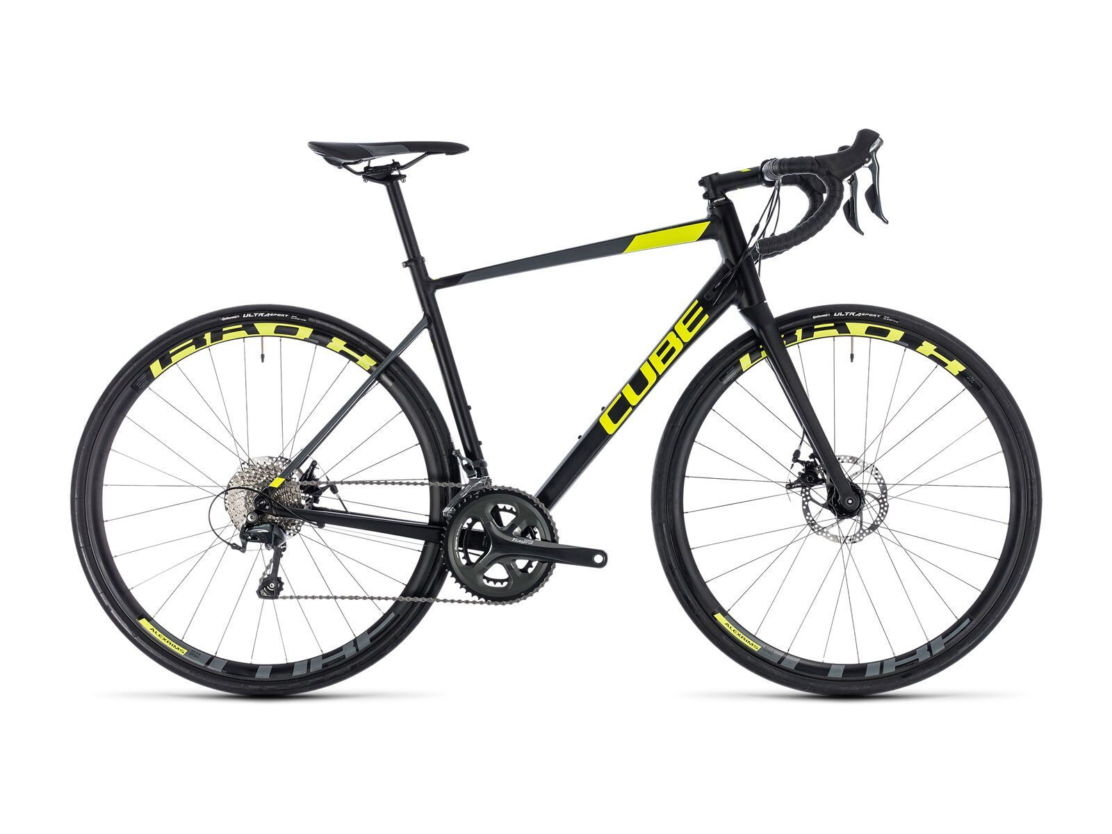 Cube Attain Race Disc, black´n´flashyellow - Bild 1