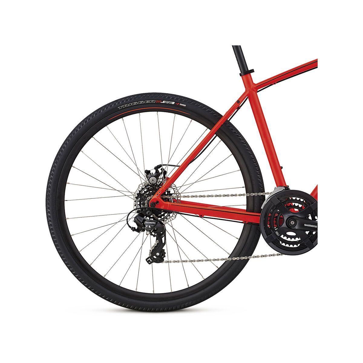 Specialized Crosstrail Mechanical Disc, rocket red/limon/black reflective - Bild 6