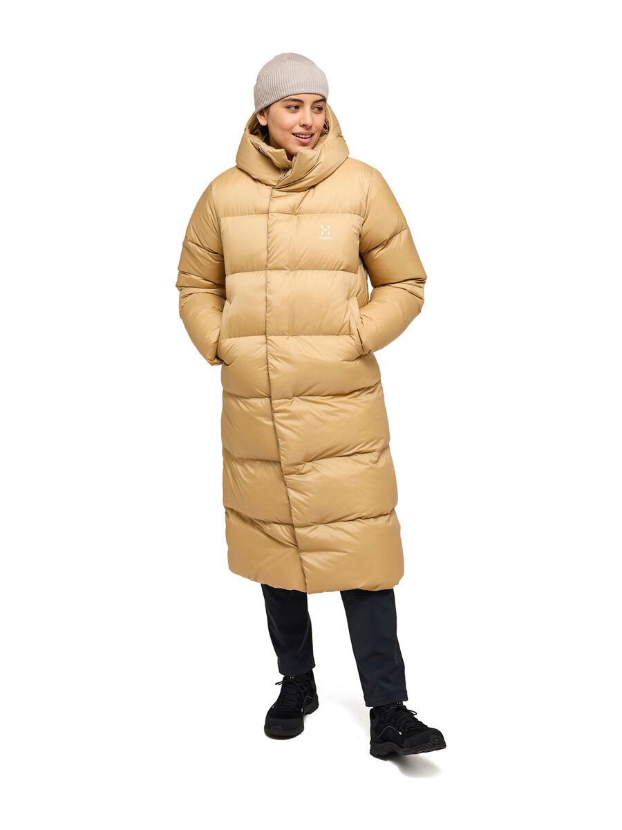 Haglöfs Long Down Parka Women, sand - Bild 7