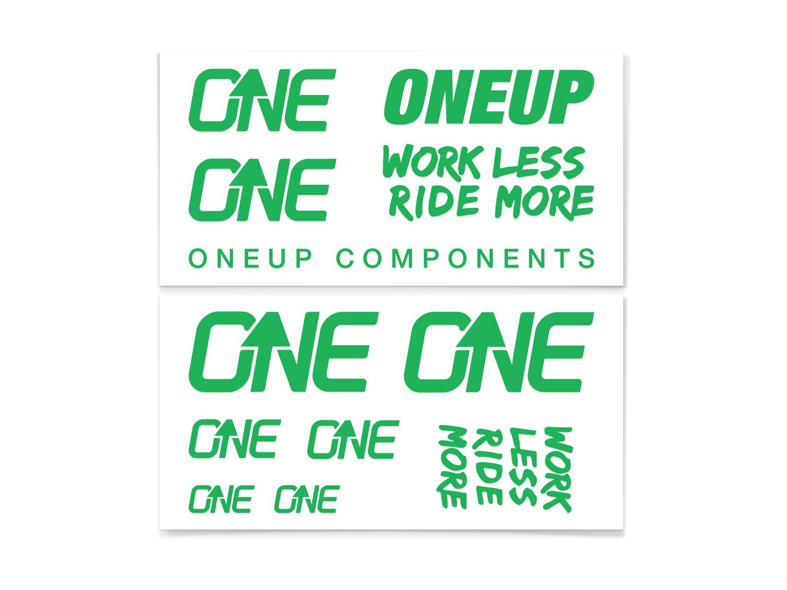 OneUp Components Decal Kit Carbon Handlebar, green - Bild 1