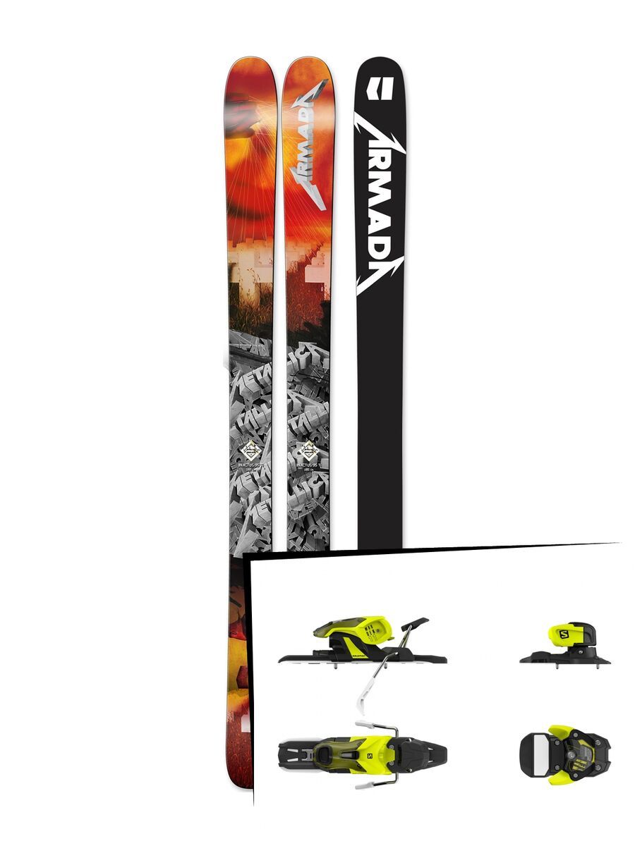 Set: Armada Invictus 95 TI 2016 + Salomon Warden 11 (1706224) - Bild 1