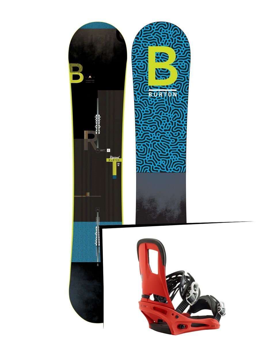 Set: Burton Ripcord Wide 2019 + Burton Cartel red - Bild 1