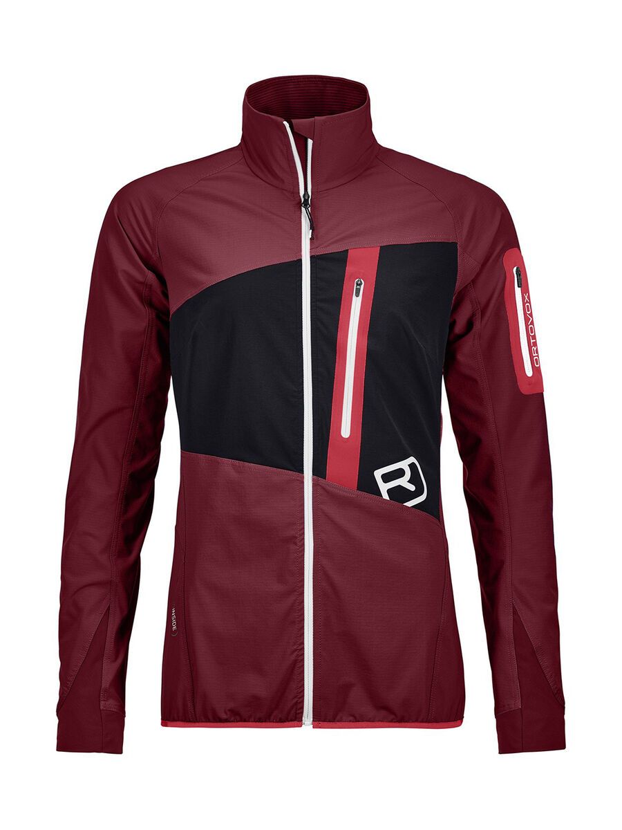 Ortovox Merino Light Skin Tofana Jacket W, dark blood - Bild 1