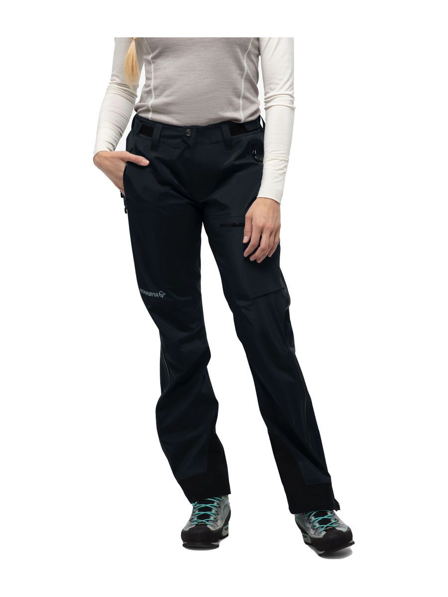 Norrona falketind Gore-Tex Pants W's, caviar black - Bild 3