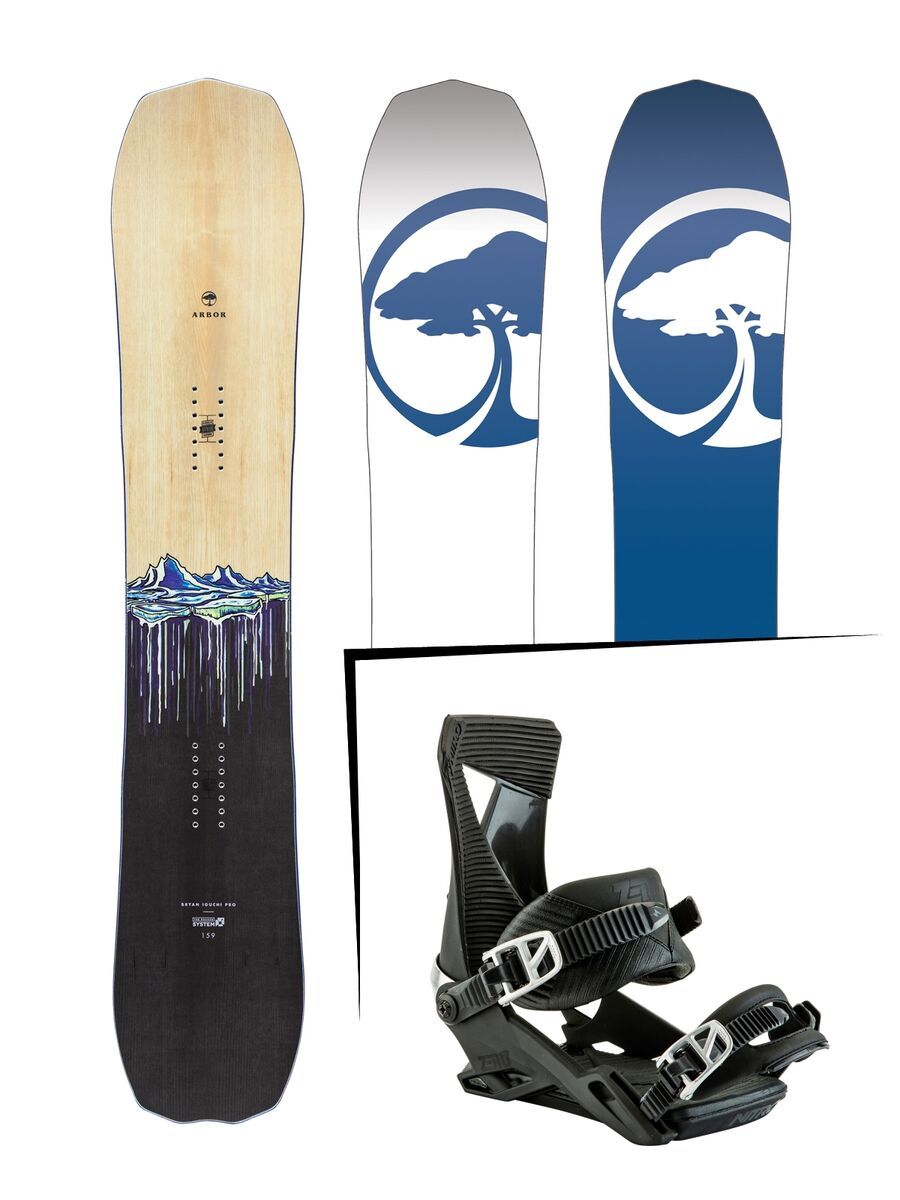 Set: Arbor Iguchi Pro Rocker 2017 + Nitro Zero (1691161S) - Bild 1