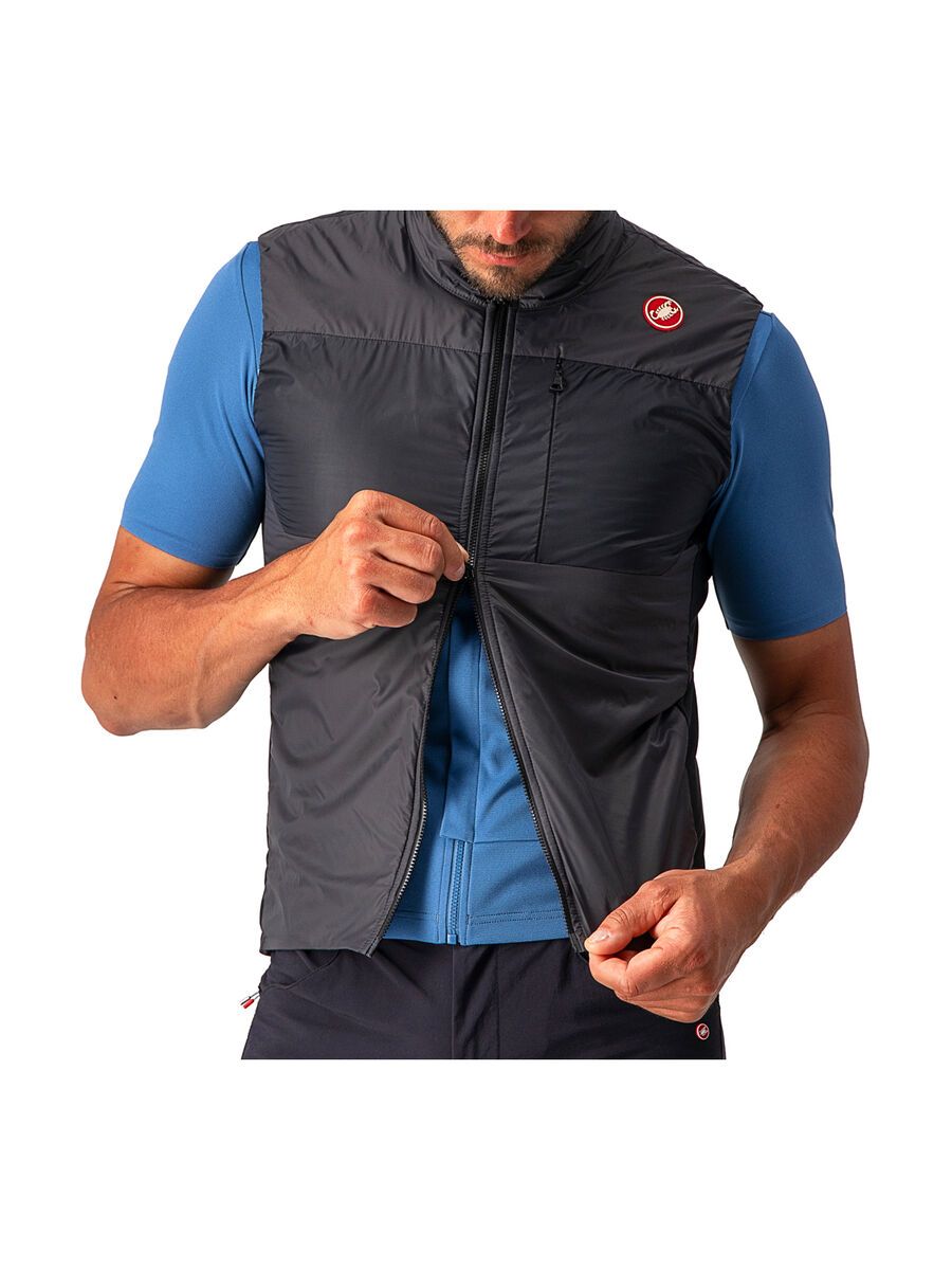 Castelli Unlimited Puffy Vest, dark gray/black-silver gray - Bild 7