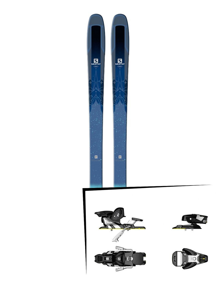 Set: Salomon QST Lux 92 2018 + Salomon STH2 WTR 13 black/white - Bild 1