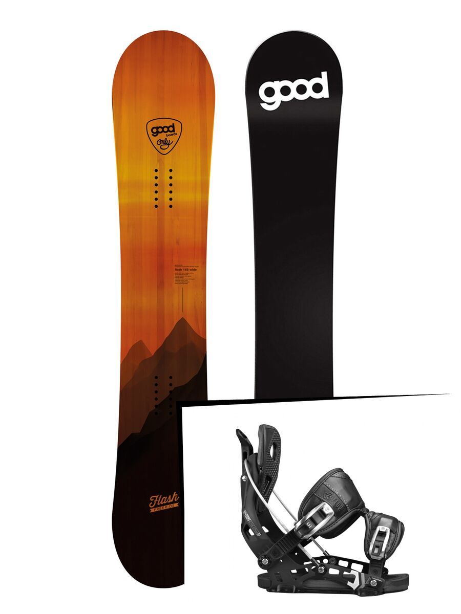 Set: goodboards Flash Long 2017 + Flow NX2 (1718327S) - Bild 1