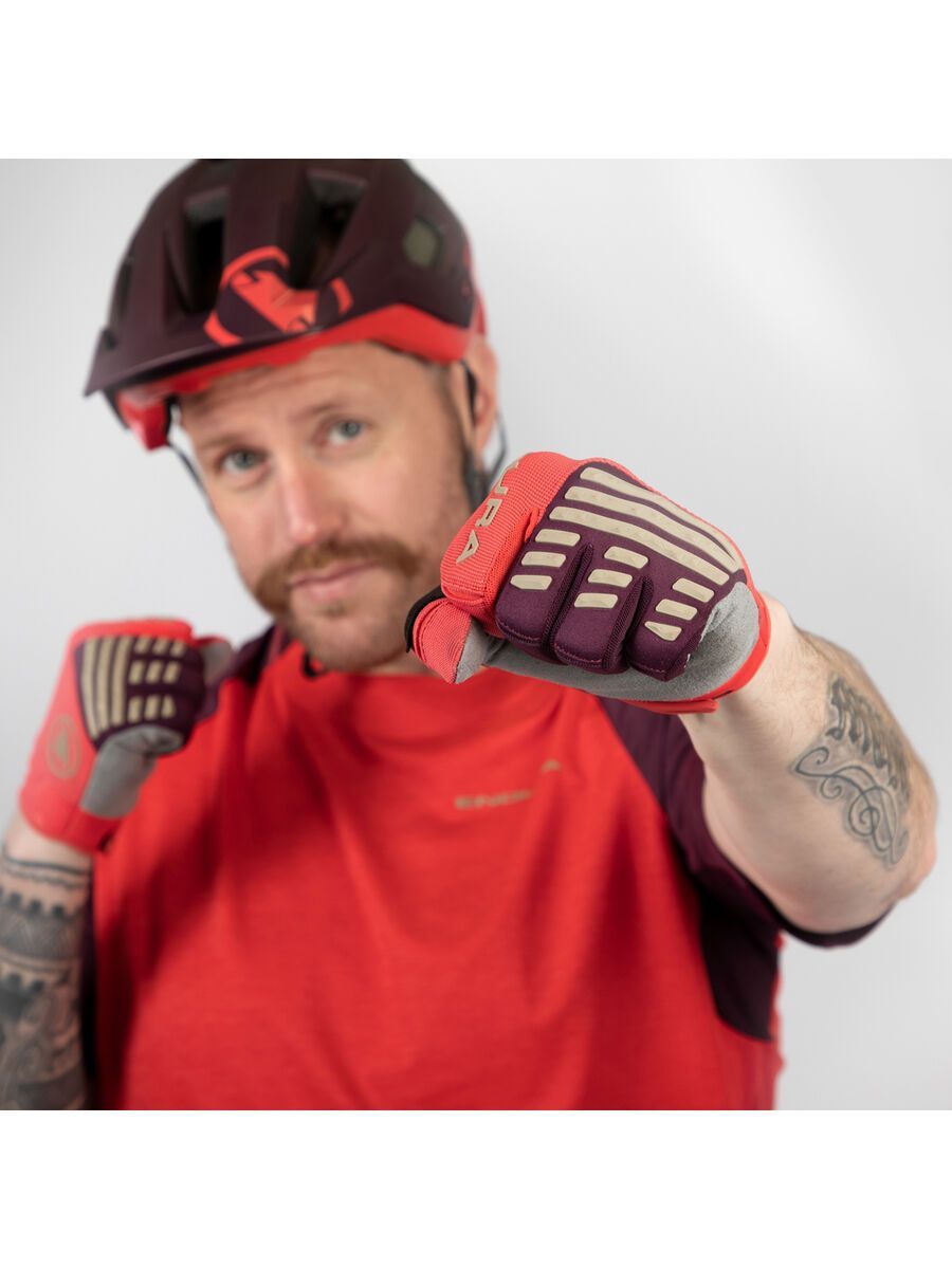 Endura SingleTrack Kurzarmtrikot, granatapfel - Bild 7