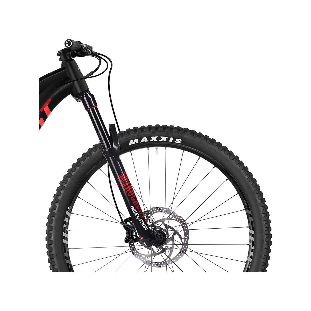 Ghost Hybride SL AMR S2.7+ AL, night black/riot red/iridium silver - Bild 7