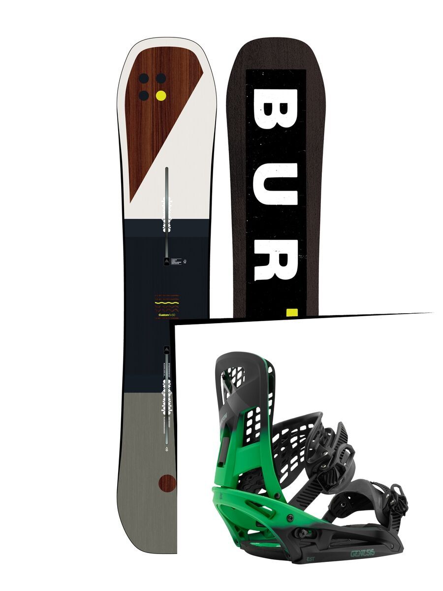 Set: Burton Custom Flying V 2019 +  Genesis EST (1712787S) - Bild 1