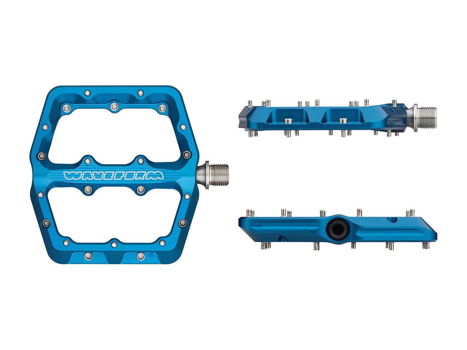 Wolf Tooth Waveform Aluminium Pedals - Large, blue - Bild 3
