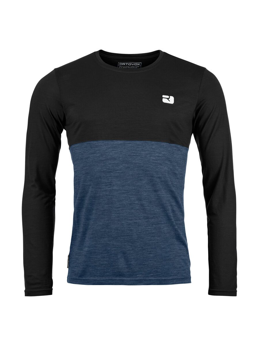 Ortovox 150 Merino Cool Logo LS M, black raven - Bild 1