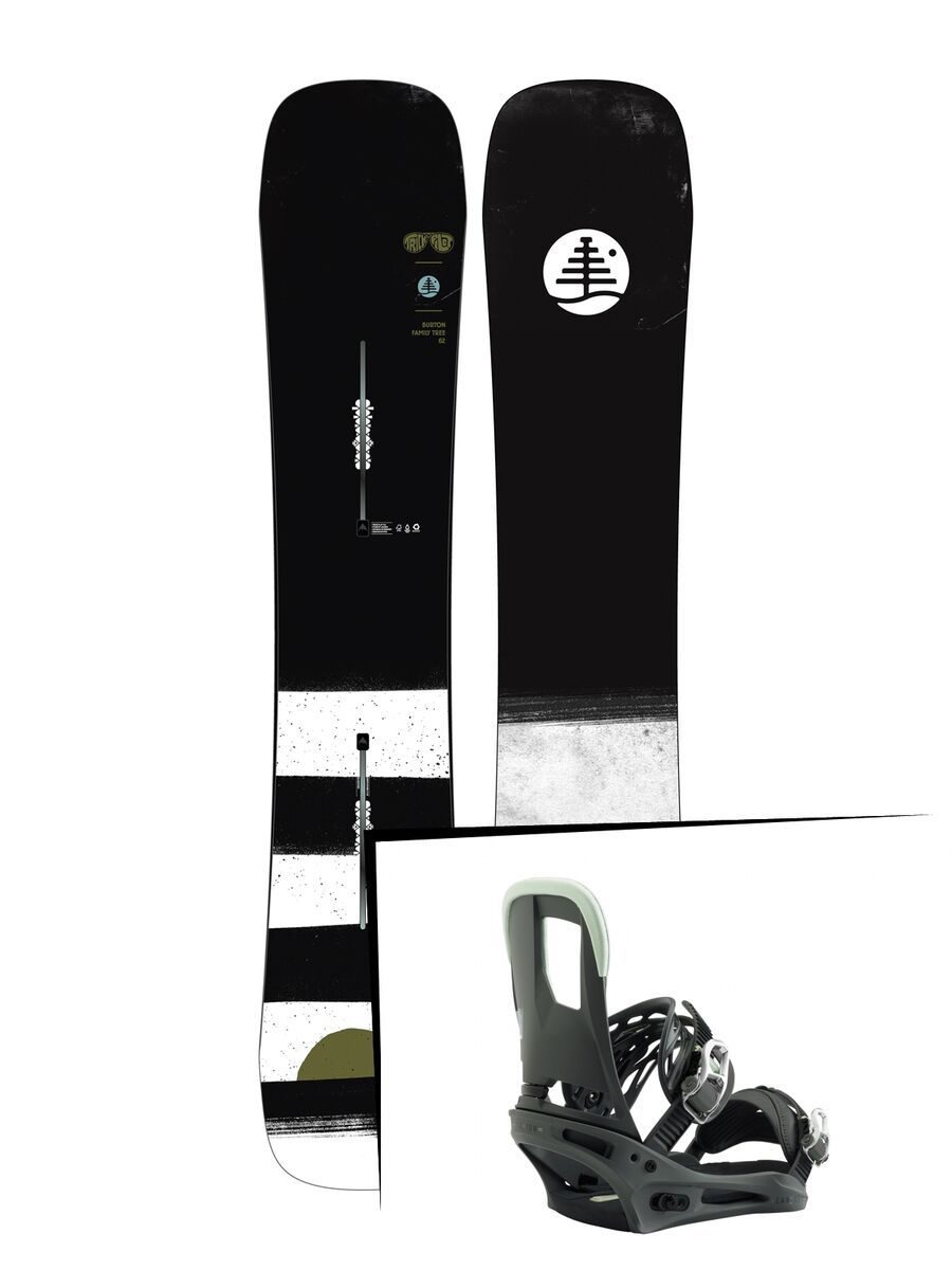 Set: Burton Family Tree Trick Pilot 2019 + Burton Cartel salty shark - Bild 1