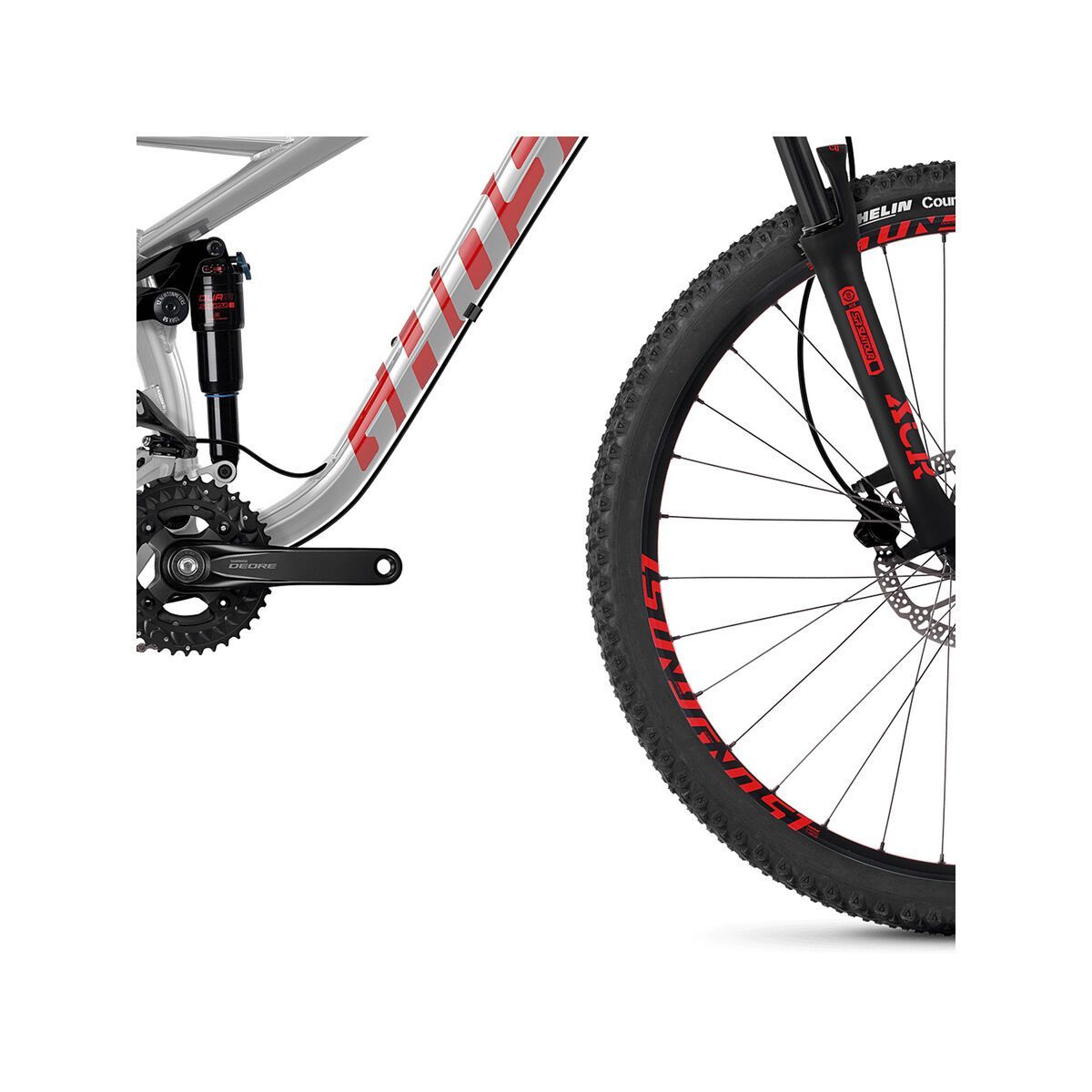 Ghost Kato FS 2.7 AL, iridium silver/riot red/jet black - Bild 4