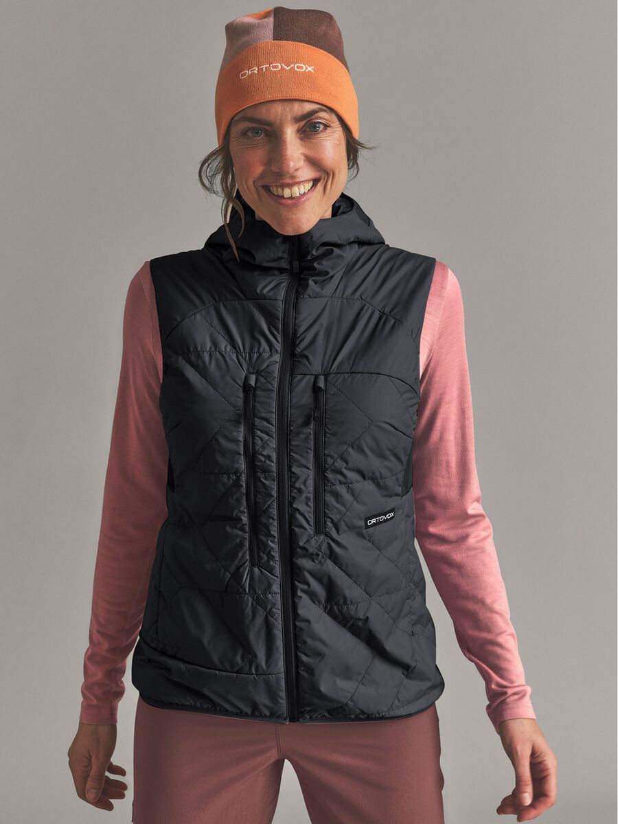 Ortovox Venet Swisswool 60 Vest W, black raven - Bild 3