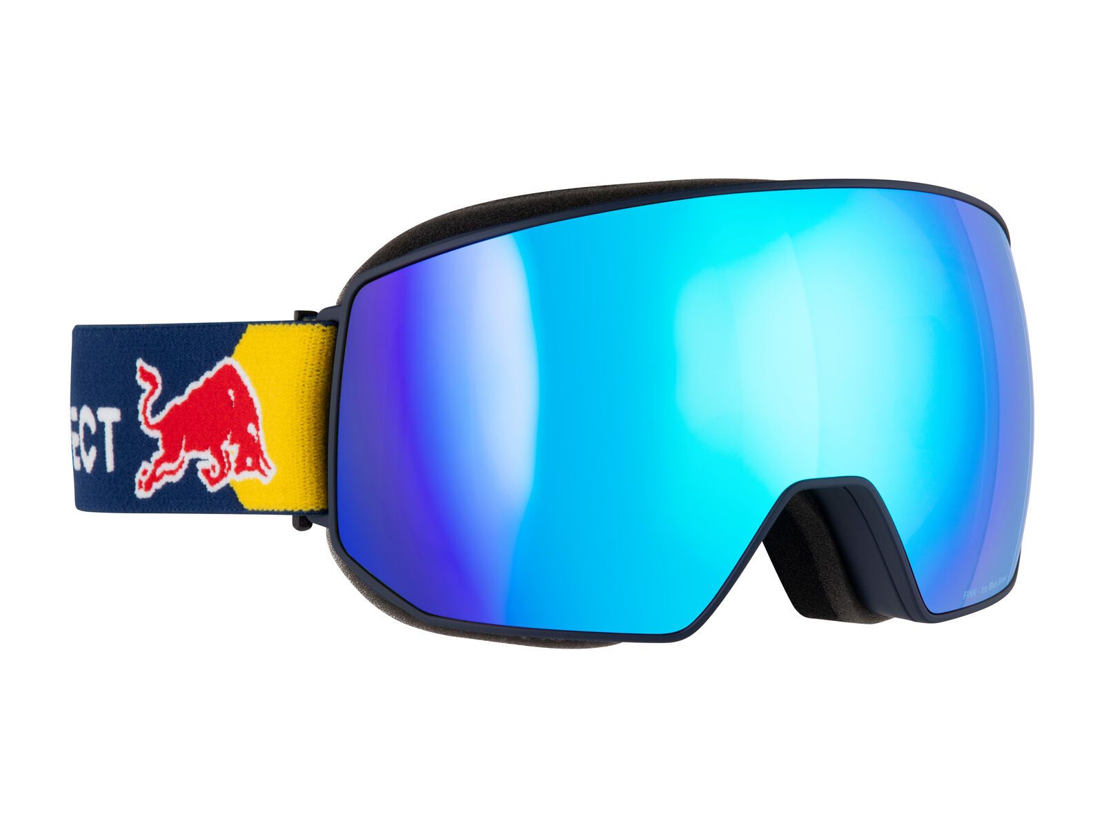 Red Bull Spect Eyewear Fink, Smoke-Ice Blue Mirror / matt blue - Bild 1