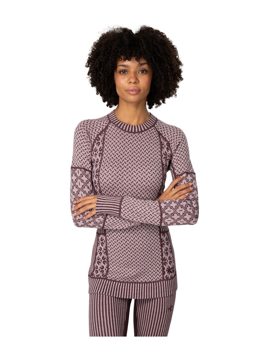 Kari Traa Smekker Long Sleeve, cocoa powder - Bild 3