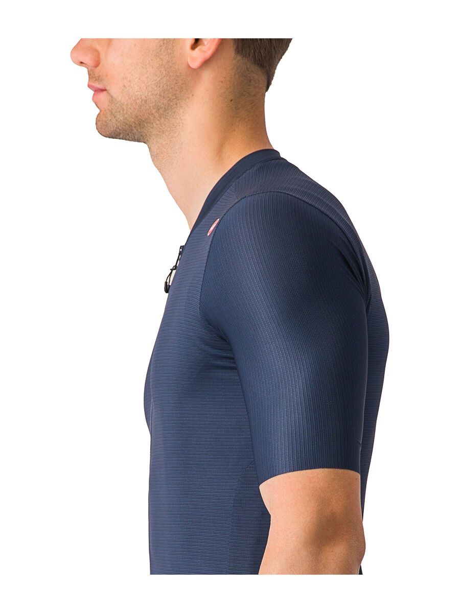 Castelli Espresso Jersey, belgian blue/silver moon - Bild 6
