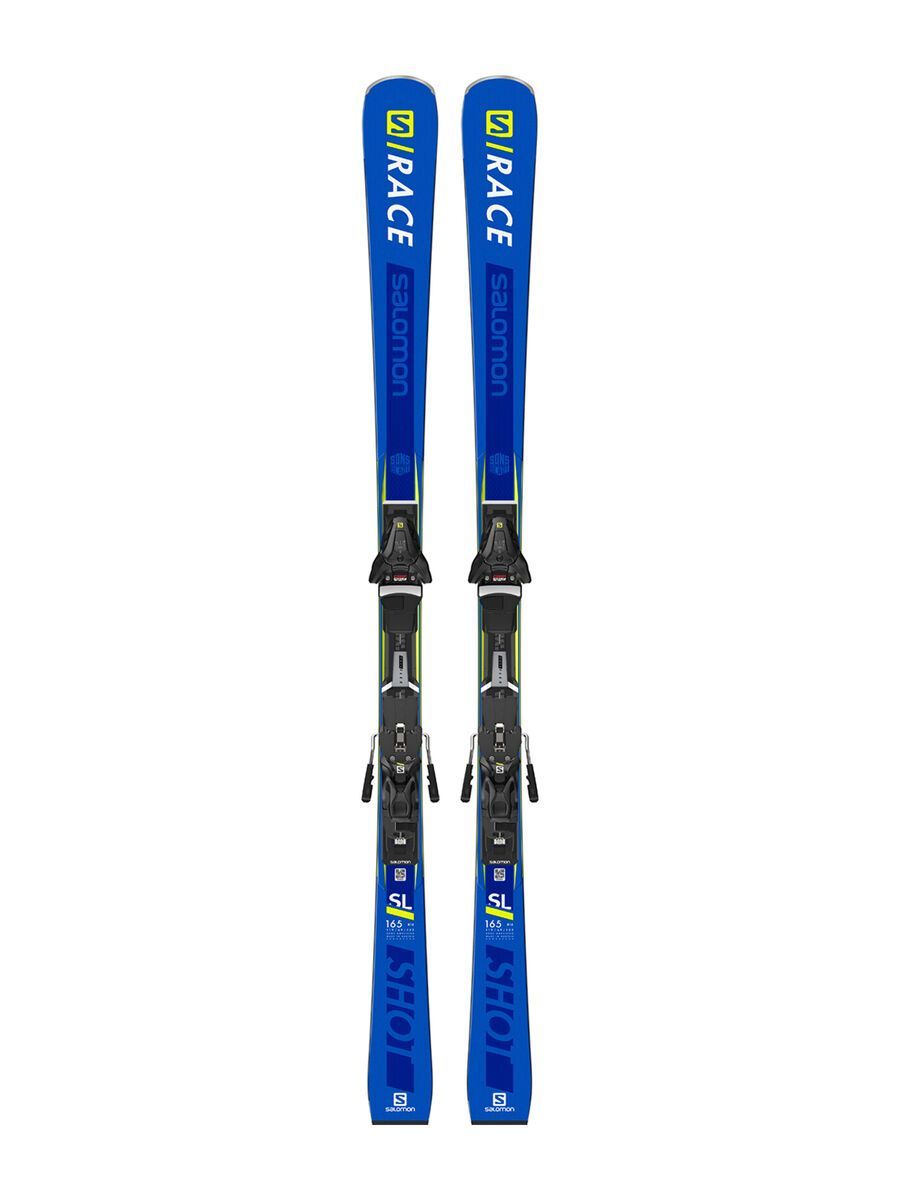Salomon S/Race Shot SL 2019, blue/fluo yellow - Alpinski - Bild 1