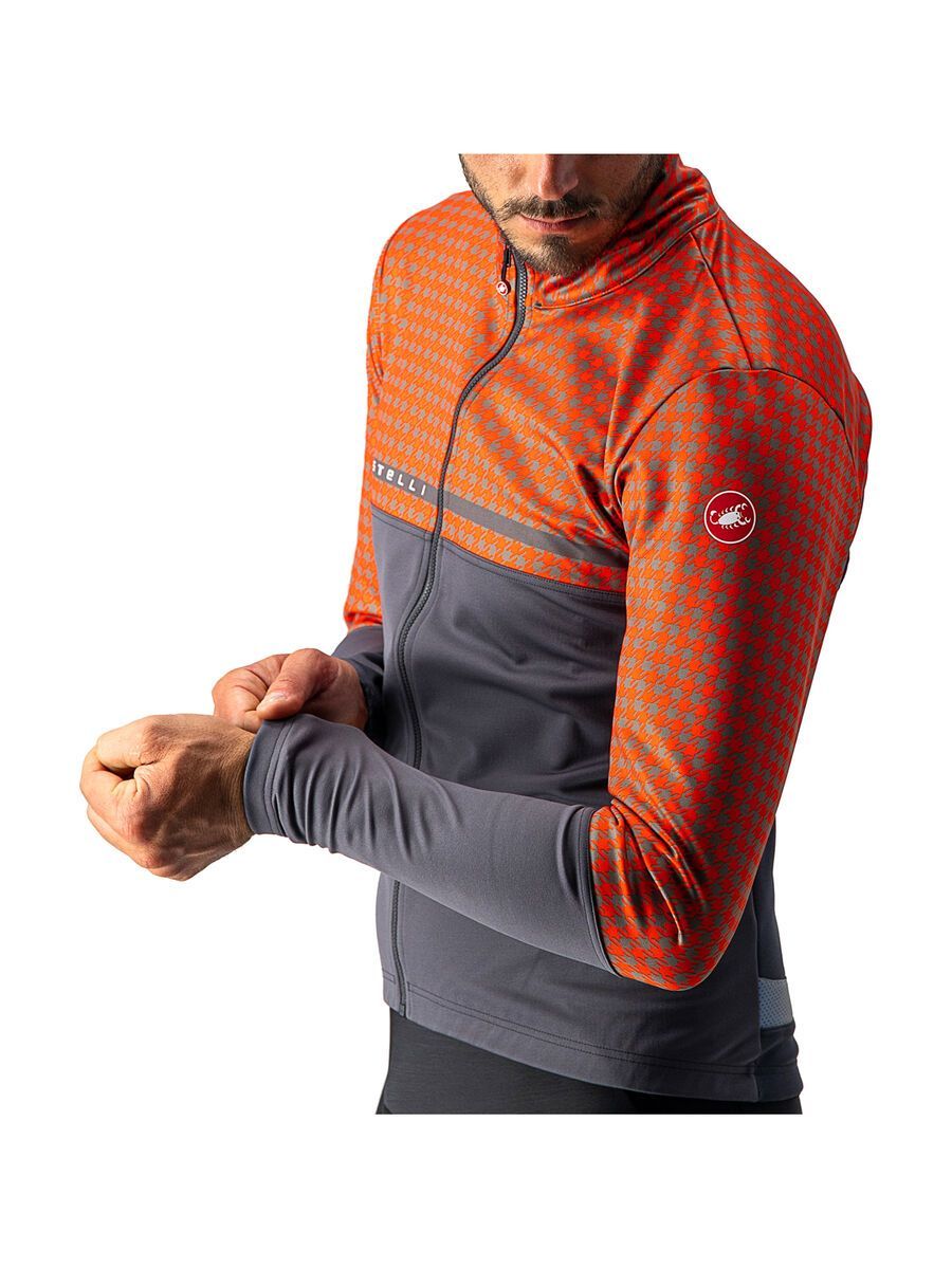 Castelli Finestre Jacket, dark gray/fiery red - Bild 3