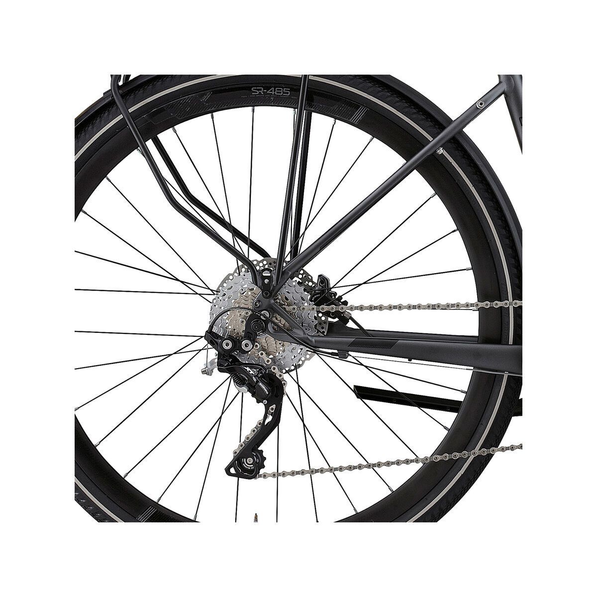 Specialized Crossover Comp Disc Step Through, satin graphite/black/dark brown - Bild 4