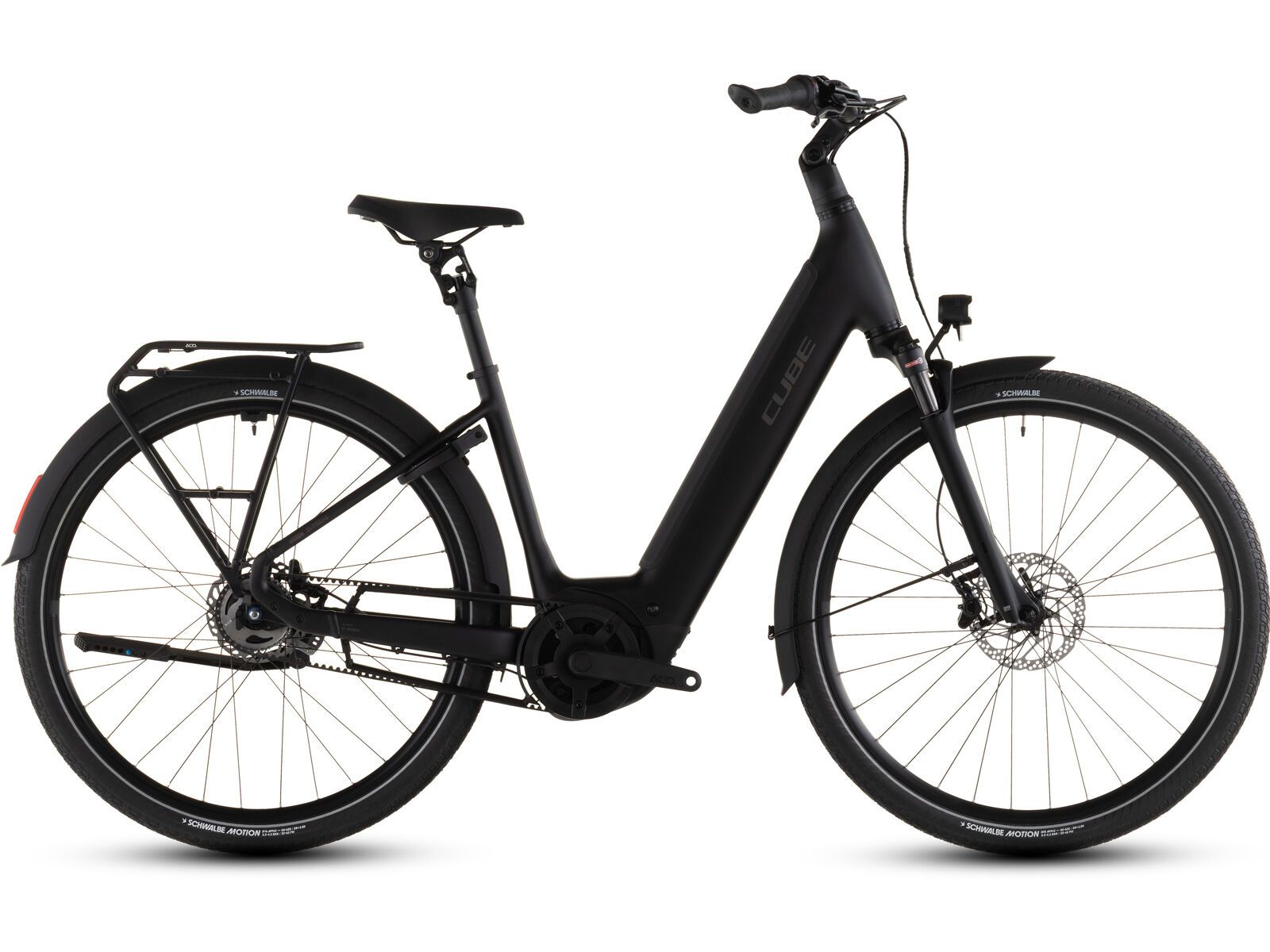 Cube Supreme Hybrid Deluxe EX 600 RT Easy Entry 28, black´n´chrome - Bild 1