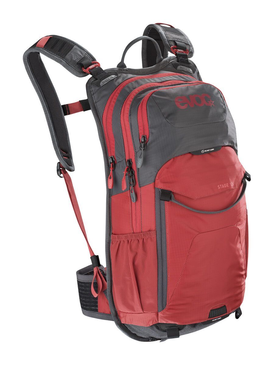 Evoc Stage 12l, carbon grey/chili red - Bild 1