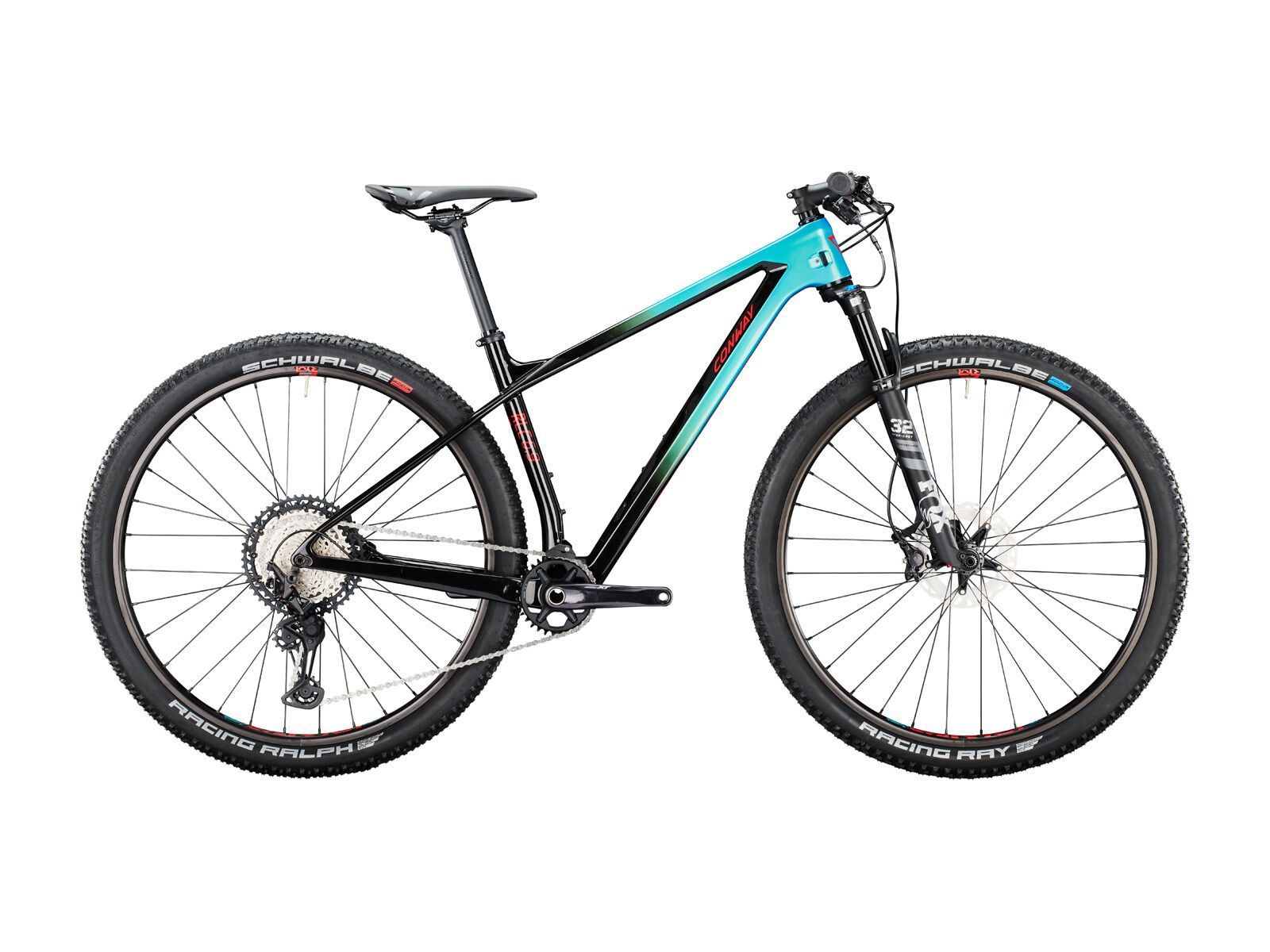 Conway RLC 6.9, turquoise fade / red - Bild 1