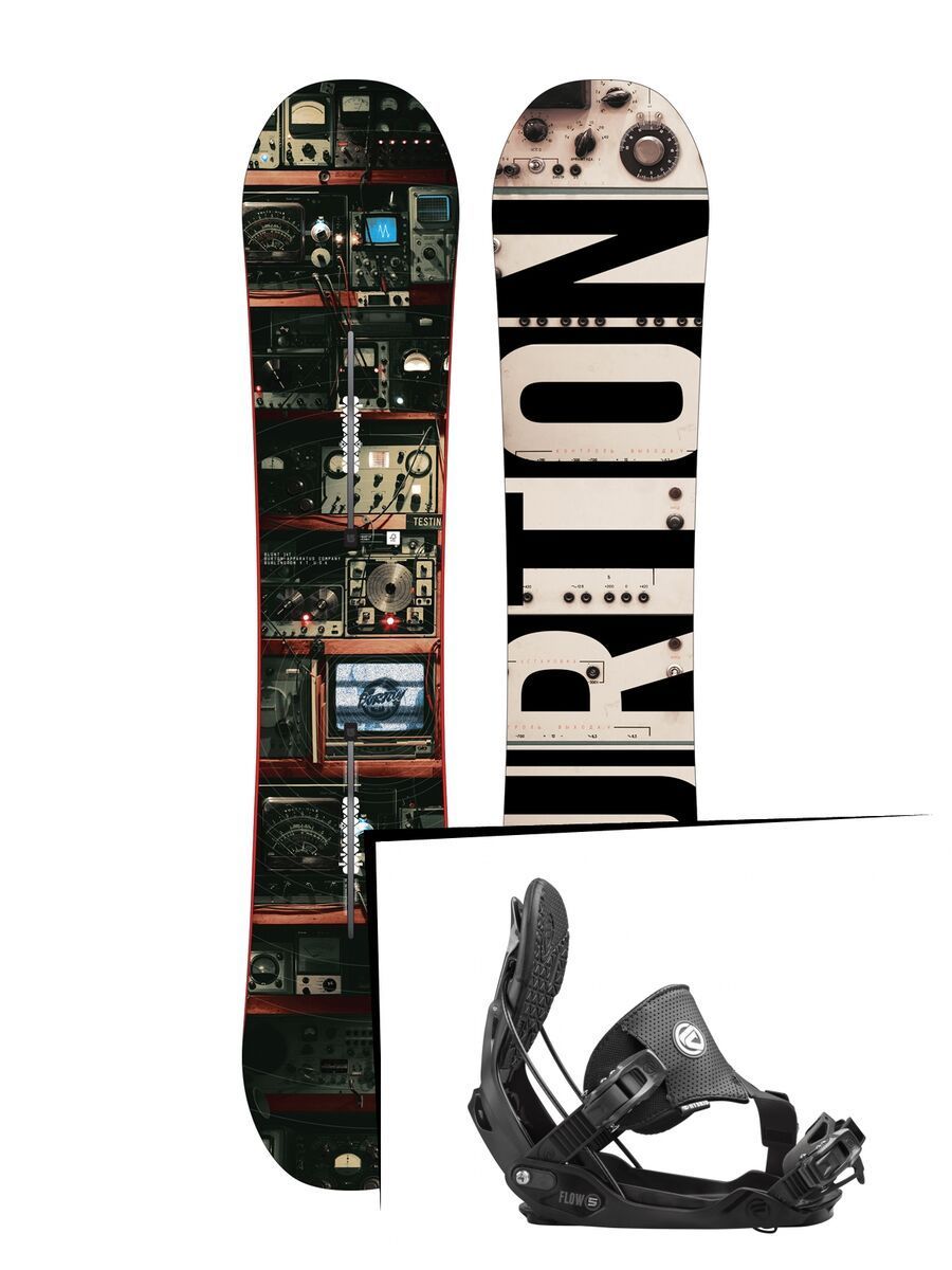 Set: Burton Blunt 2017 + Flow Five Hybrid (1513184S) - Bild 1