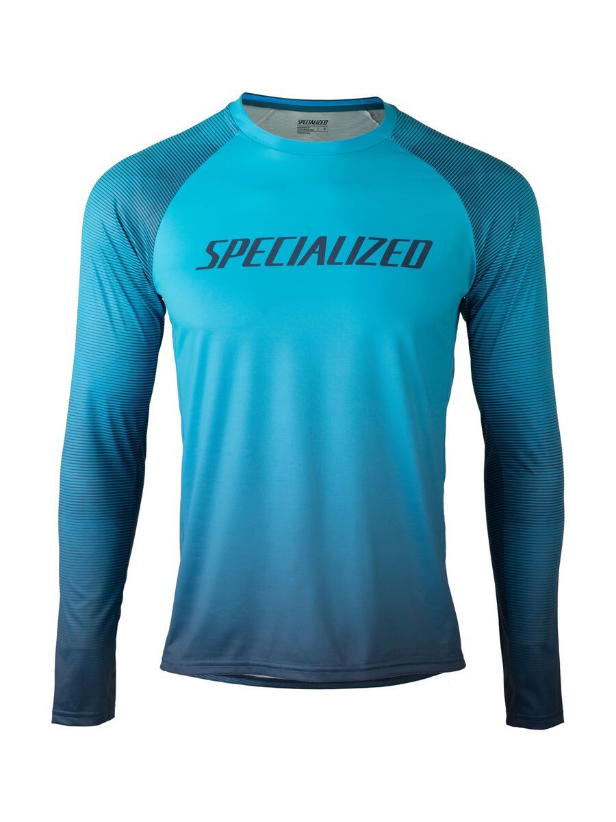 Specialized Enduro Air Longsleeve Jersey, aqua/cast blue refraction - Bild 1