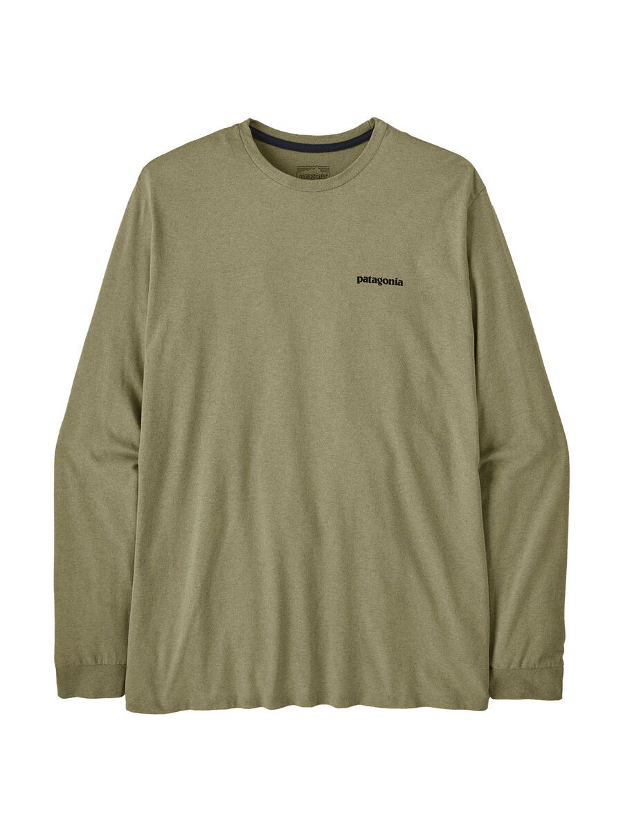 Patagonia Men's Long-Sleeved P-6 Logo Responsibili-Tee P-6 Outline, gumtree green - Bild 1