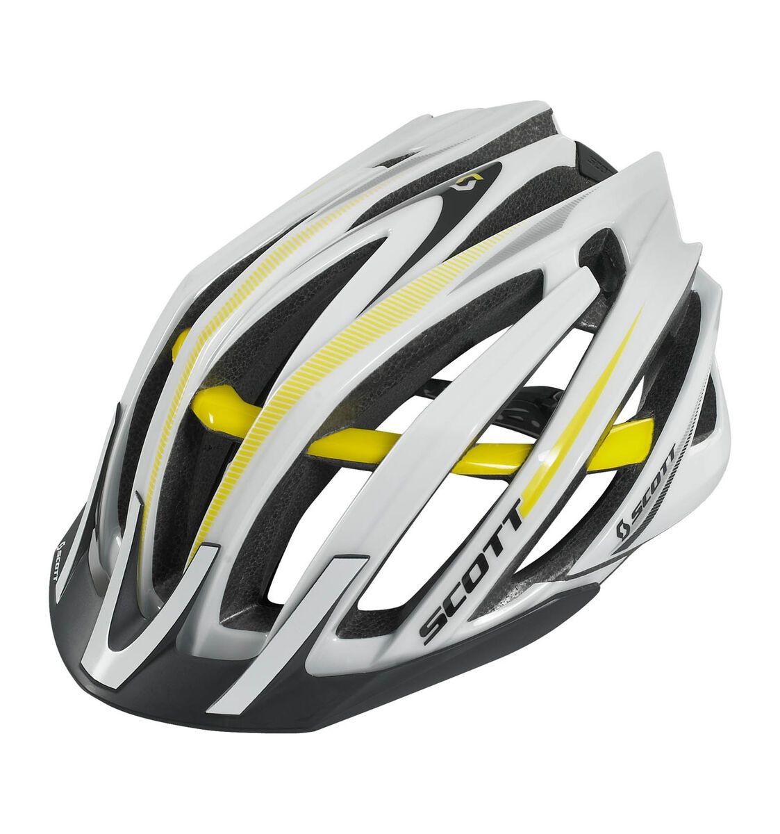 Scott Helmet Vanish, white/yellow rc - Bild 1