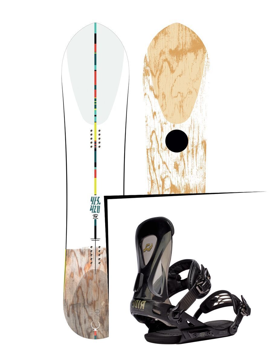 Set: Yes The 420 Powder Hull 2017 + Ride Revolt (1178203S) - Bild 1