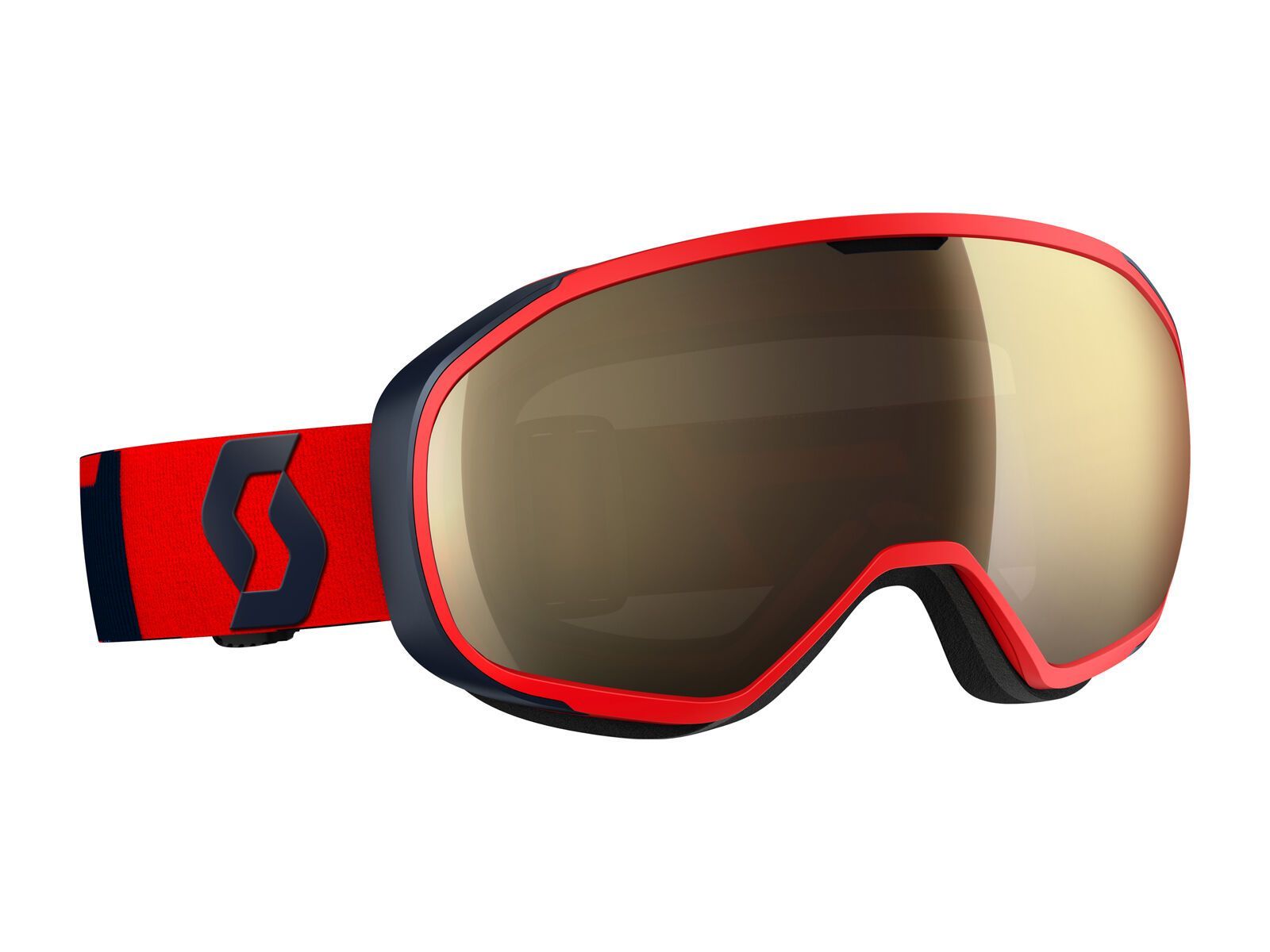 Scott Fix, fluo red eclipse blue/Lens: light sensitive bronze chrome - Bild 1