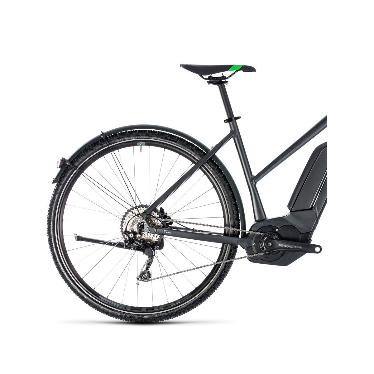 Cube Cross Hybrid Pro Allroad 400 Trapeze, grey´n´flashgreen - Bild 5