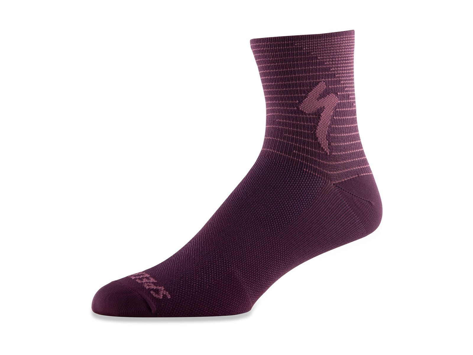 Specialized Soft Air Road Mid Sock, cast berry/dusty lilac arrow - Bild 2