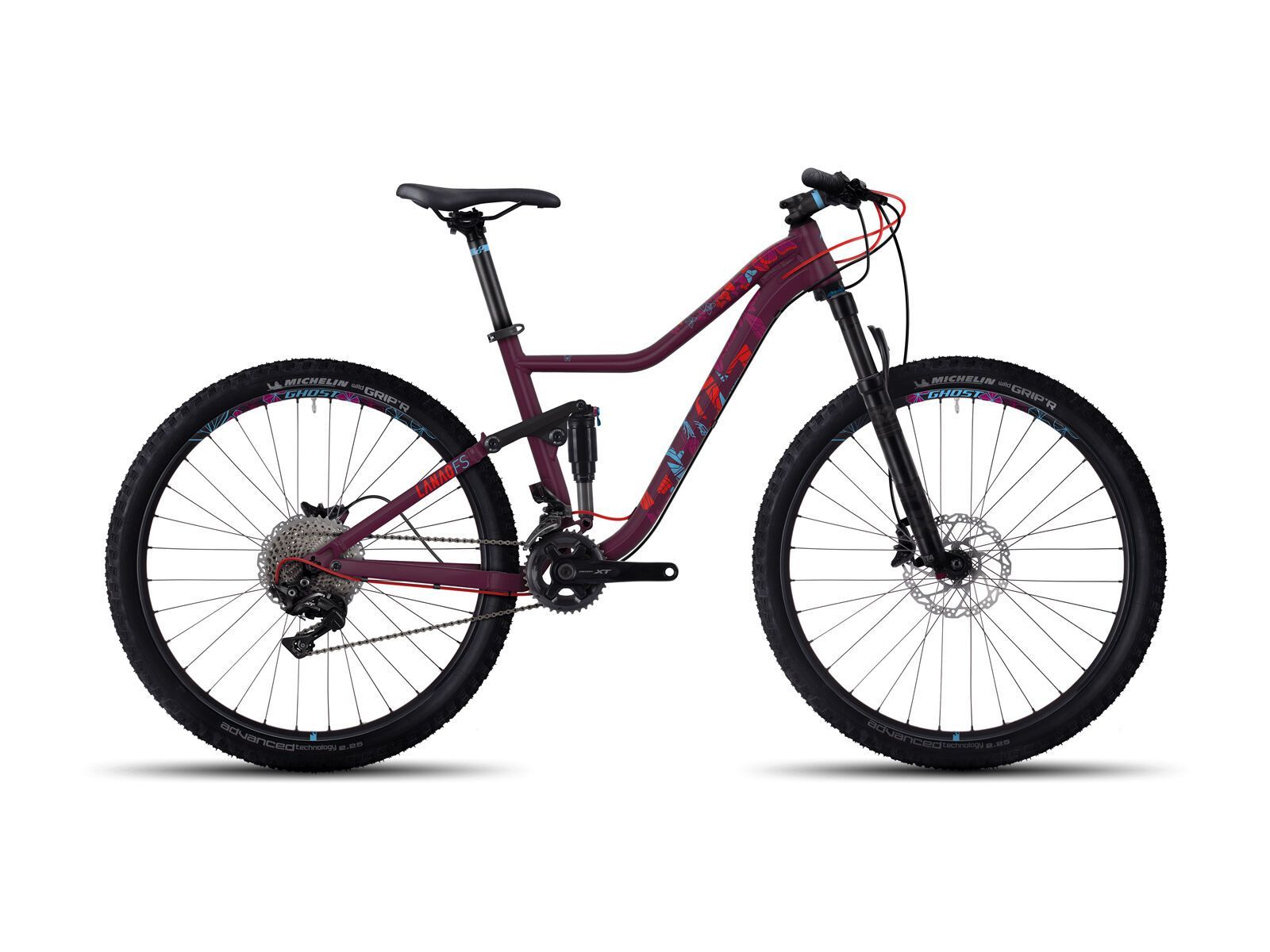 Ghost Lanao FS 5 AL, berry red/lake blue/riot red - Bild 1