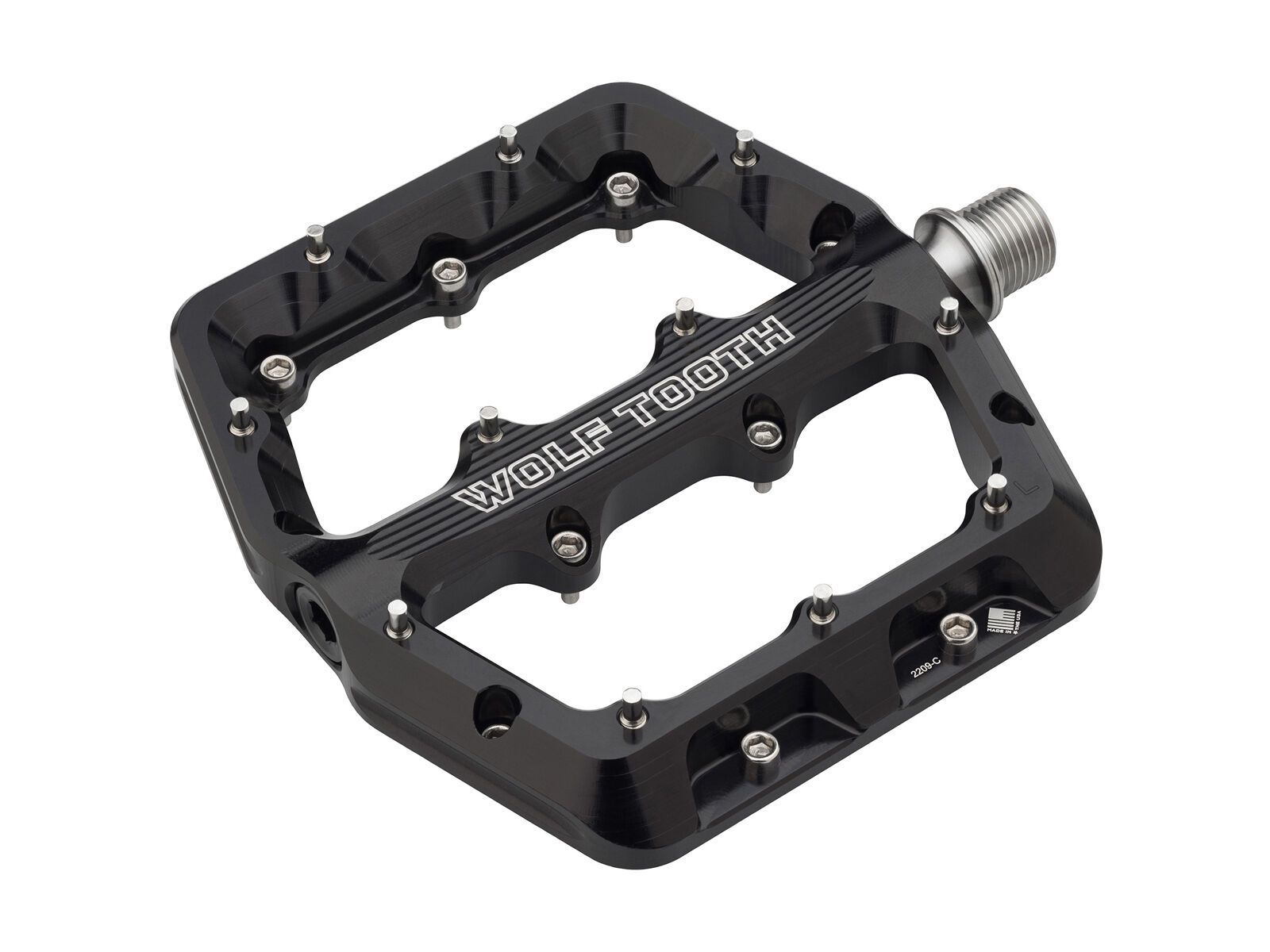 Wolf Tooth Waveform Aluminium Pedals - Small, black - Bild 2