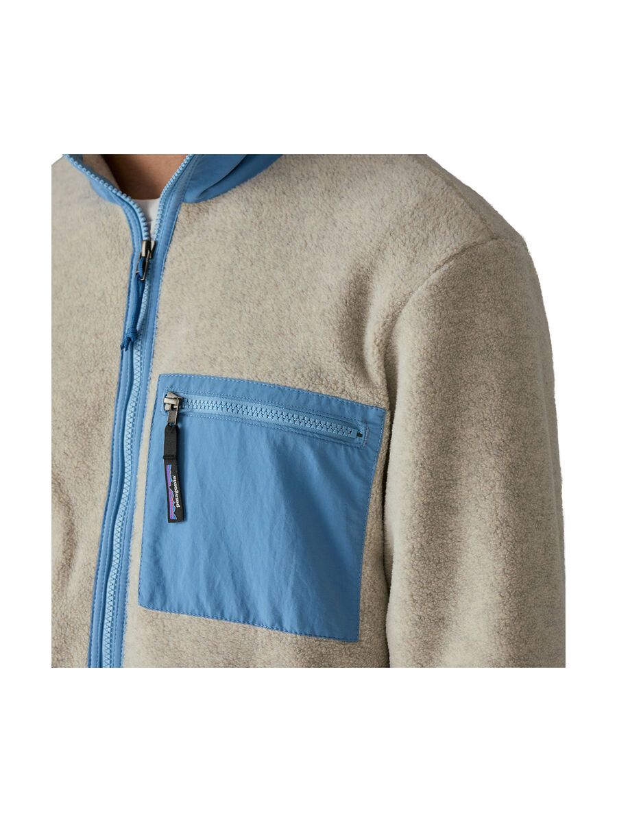Patagonia Men's Synchilla Jacket, oatmeal heather w/shore blue - Bild 7