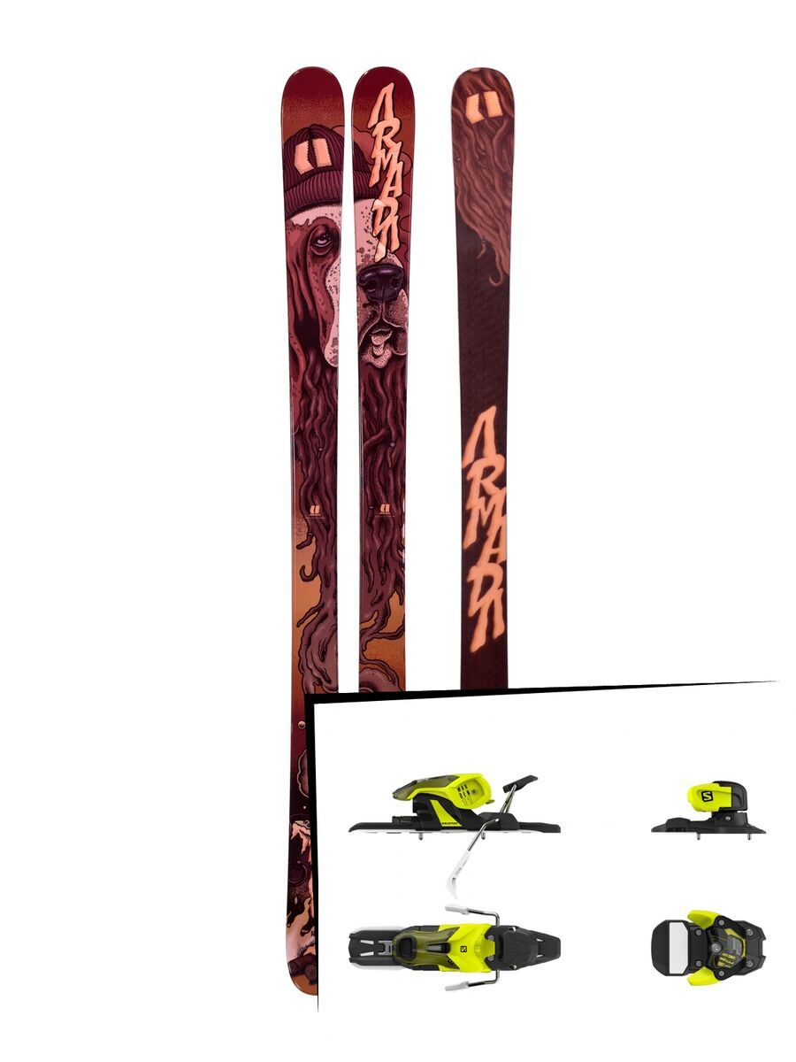 Set: Armada BDog 2019 + Salomon Warden 11 yellow/black - Bild 1