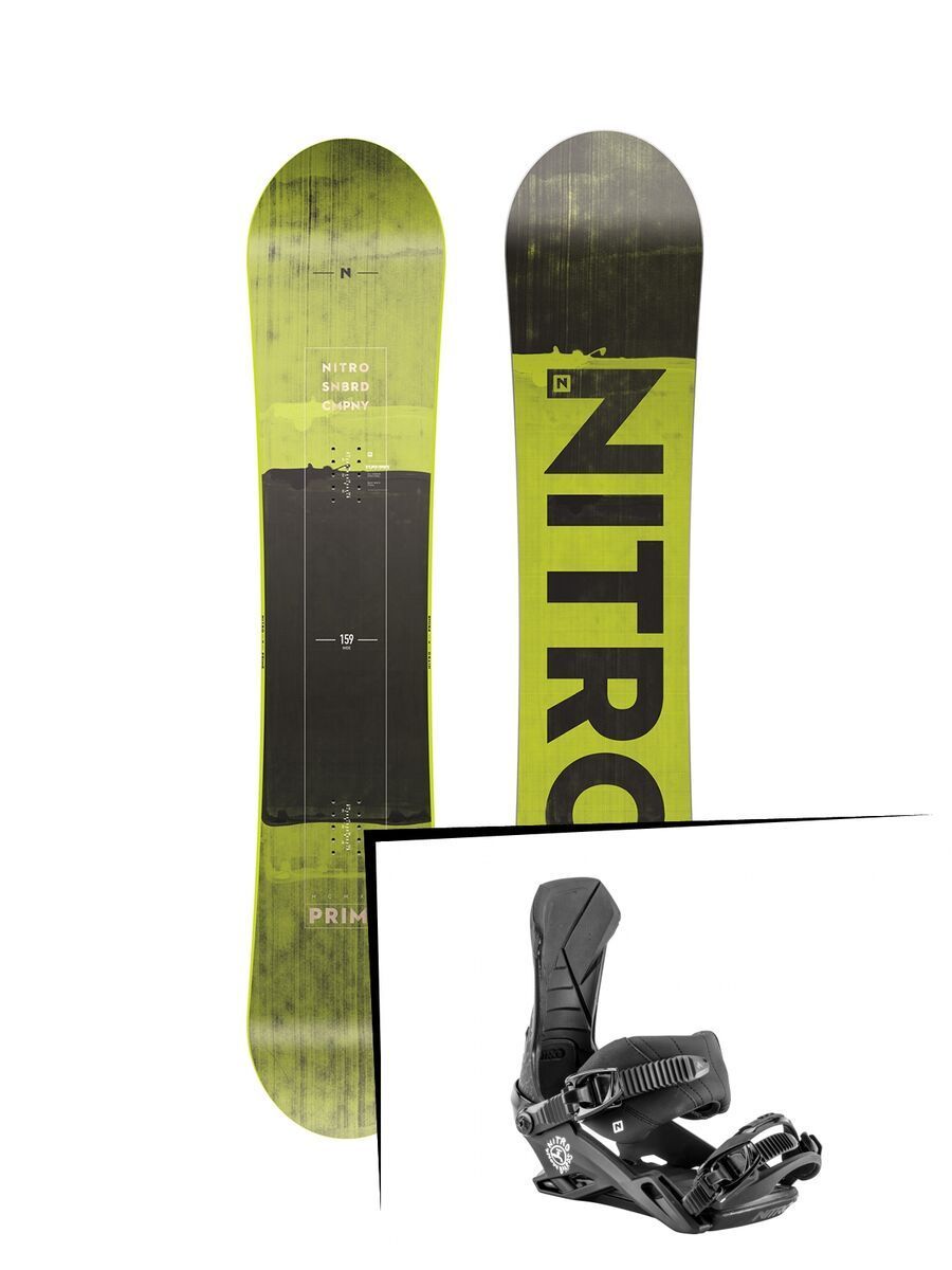 Set: Nitro Prime Toxic Wide 2019 + Nitro Team Nitro x drink water - Bild 1