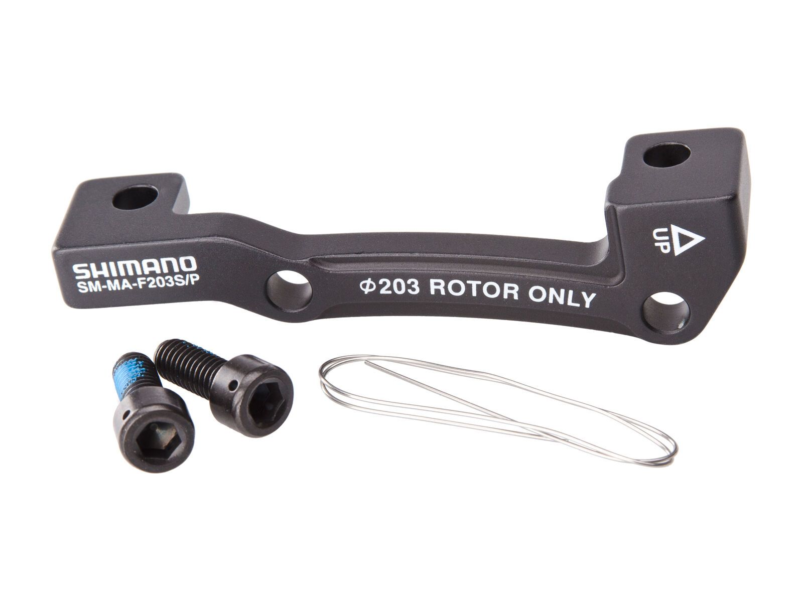 Shimano Scheibenbrems-Adapter von IS-Bremssattel auf PM-Gabel/-Rahmen - 203 mm, vorn - Bild 1