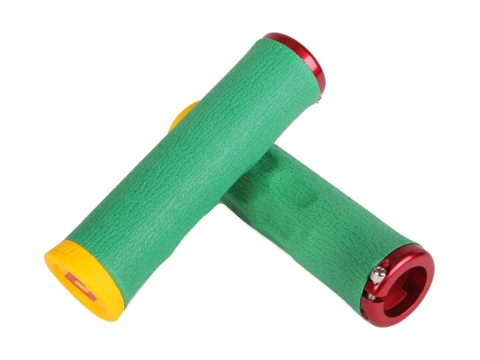 ODI F-1 Series Dread Lock 2.1 Lock-On Grips Tinker Juarez Signature, rasta/red - Bild 1