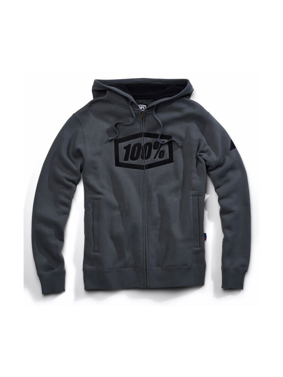 100% Syndicate Full-Zip Hoody, steel grey - Bild 1