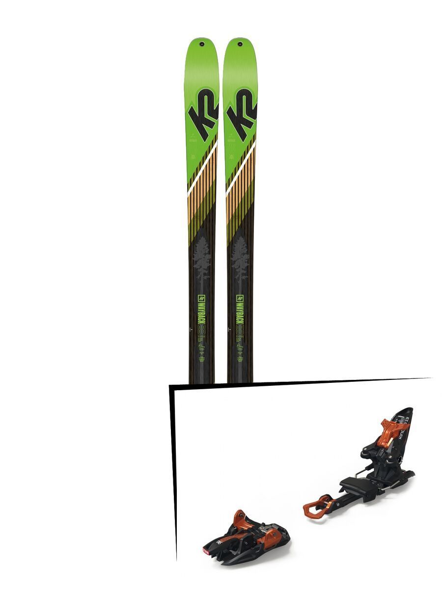 Set: K2 SKI Wayback 88 2019 + Marker Kingpin 13 black/copper - Bild 1
