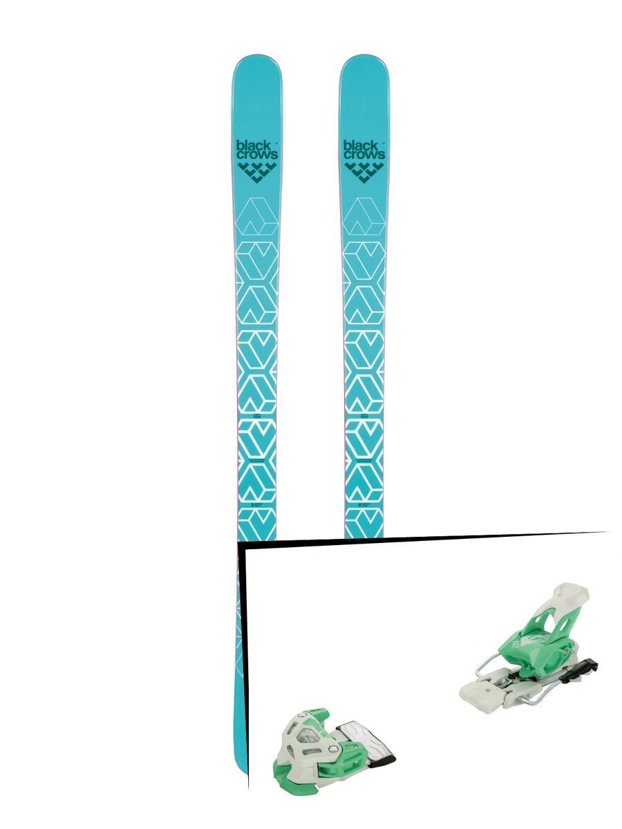 Set: Black Crows Captis Birdie 2019 + Tyrolia Attack 12 solid white mint - Bild 1