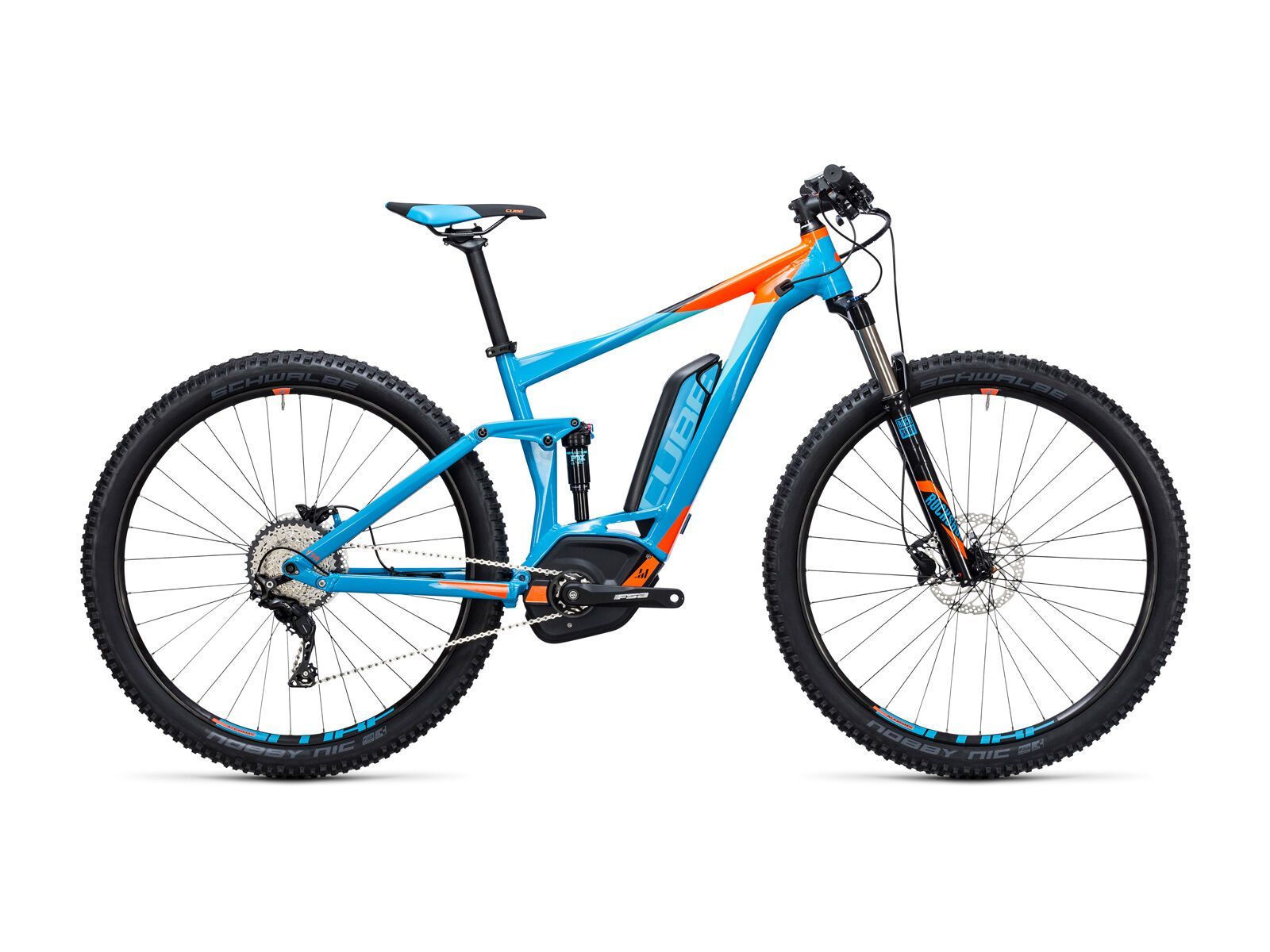 Cube Stereo Hybrid 120 HPA Pro 500 29, blue´n´flashorange - Bild 1